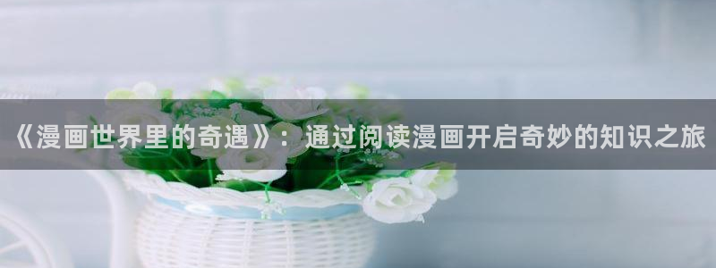 漫蛙正：《漫画世界里的奇遇》：通过阅读漫画开启奇妙的知识之旅